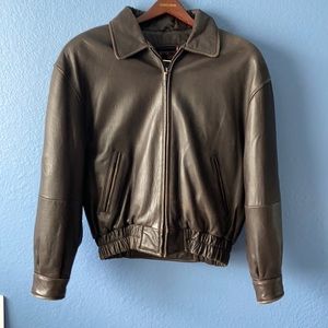Marc New York  men’s leather bomber jacket